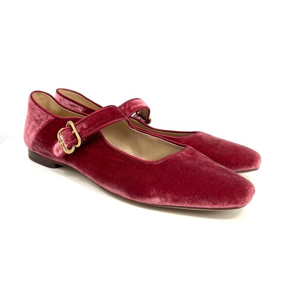 Sam Edelman Michaela Velvet Mary Jane Flats - Picture 3 of 4